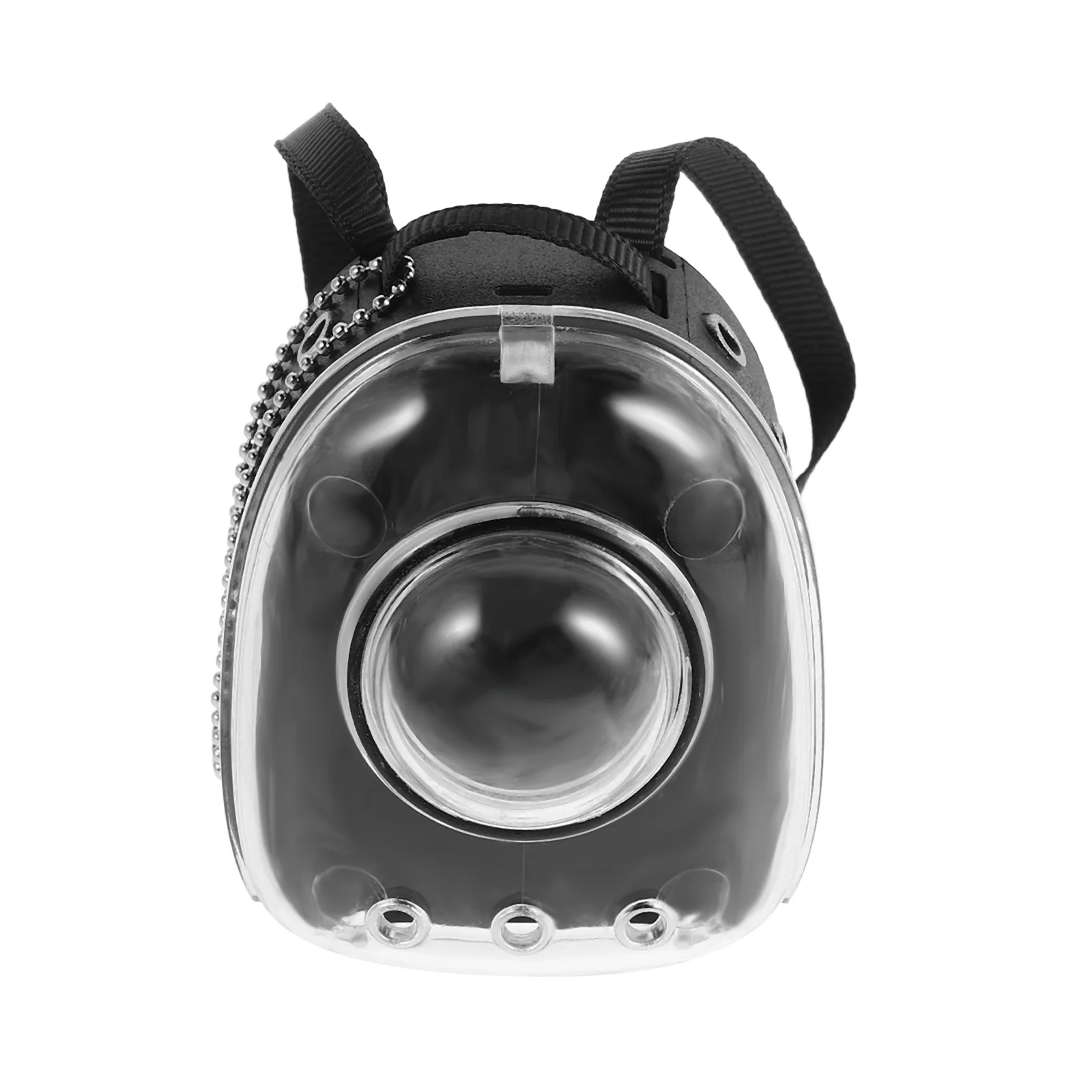 Pet Carrier Backpack Dollhouse Cat Bubble Backpacks Strap Violet Plastic Travel