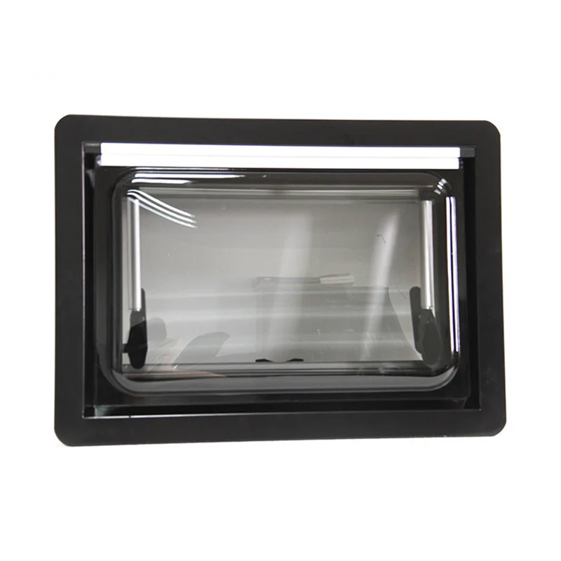 700x800mm RV Window Black Aluminum Alloy Frame Camper Window Rv caravan Window Made in China for caravan Accessories view 2