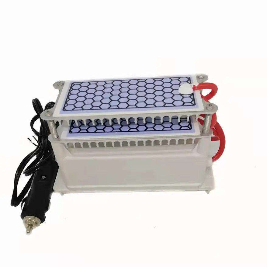

12v car ozone sterilizer in addition to formaldehyde purification air thickened honeycomb alloy sheet with cigarette lighter