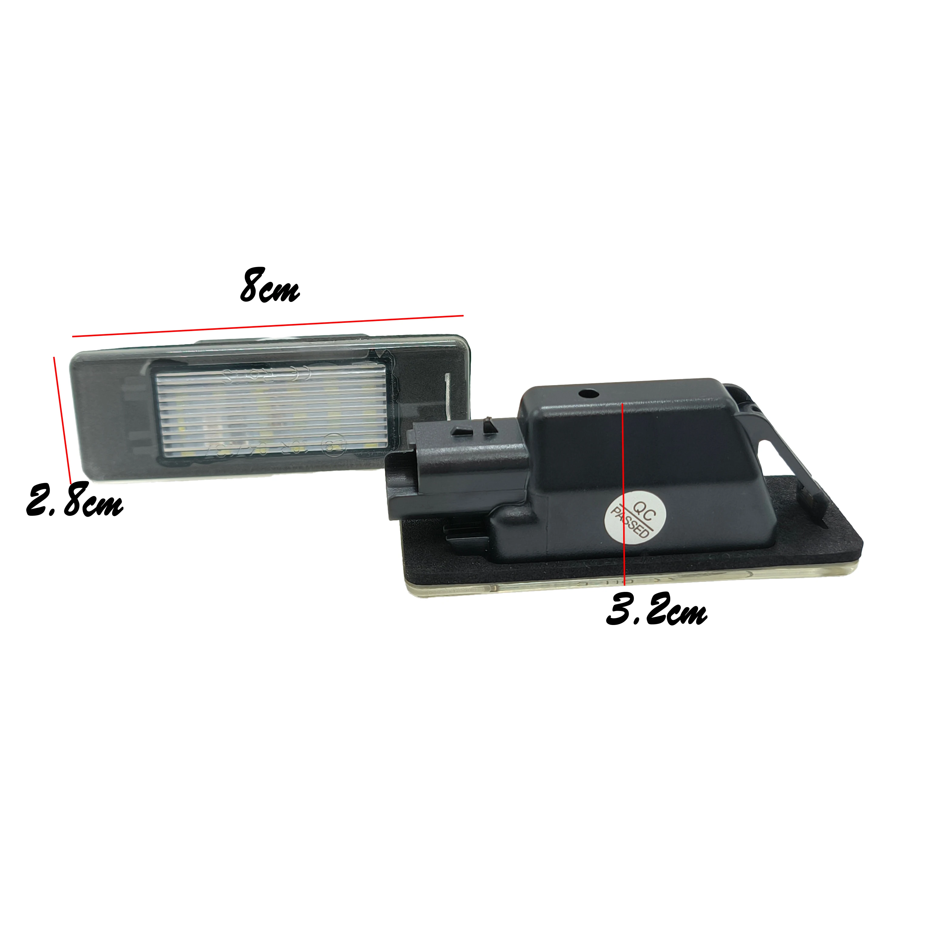 LED لوحة ترخيص ضوء رقم السيارة لوحة ضوء المصباح لبيجو 106 ثلاثية الأبعاد/5D 508 5D SW 607 1007 207 308 ثلاثية الأبعاد/5D 406 407 3008 الأبيض