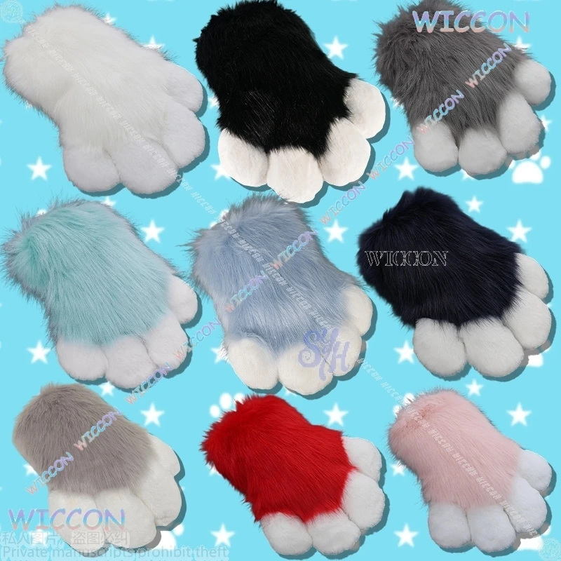 moemi-renard-pattes-gants-accessoire-kawaii-animal-fourrure-cosplay-anime-furrsuit-chat-lapin-chien-accessoires-halloween-lolita-filles-mignonnes