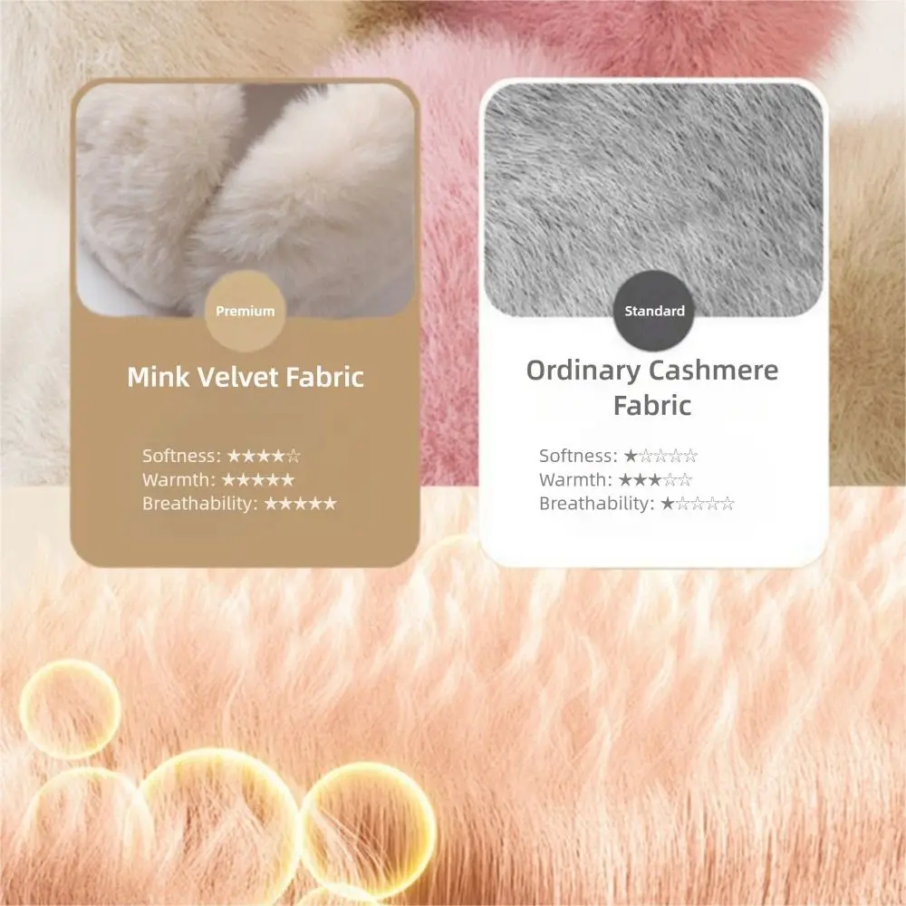 Портативные наушники с героями мультфильмов, разноцветные грелки для ушей, сохраняющие тепло, приятные для кожи наушники для защиты ушей, уличные наушники