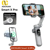 AOCHUAN Smart X and X Pro 3-Axis Foldable Handheld Gimbal Stabilizer anti-shake Wireless Charging For Smart Phone Action Camera