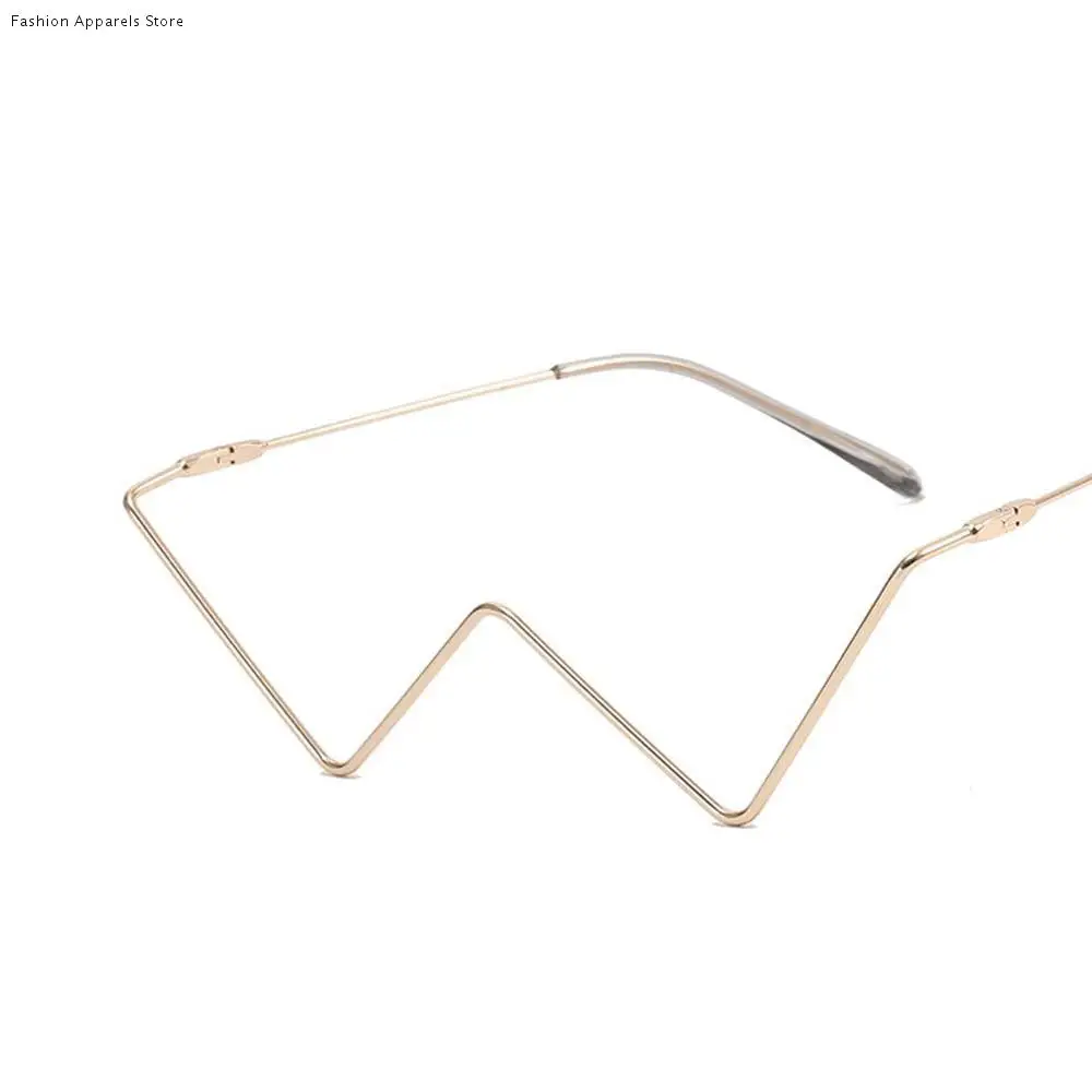 

Eyewear Decoration Rhinestone For Women Metal Triangle Glasses Frame Glasses Frame Fake Glasses Rhinestones Glasses Frame