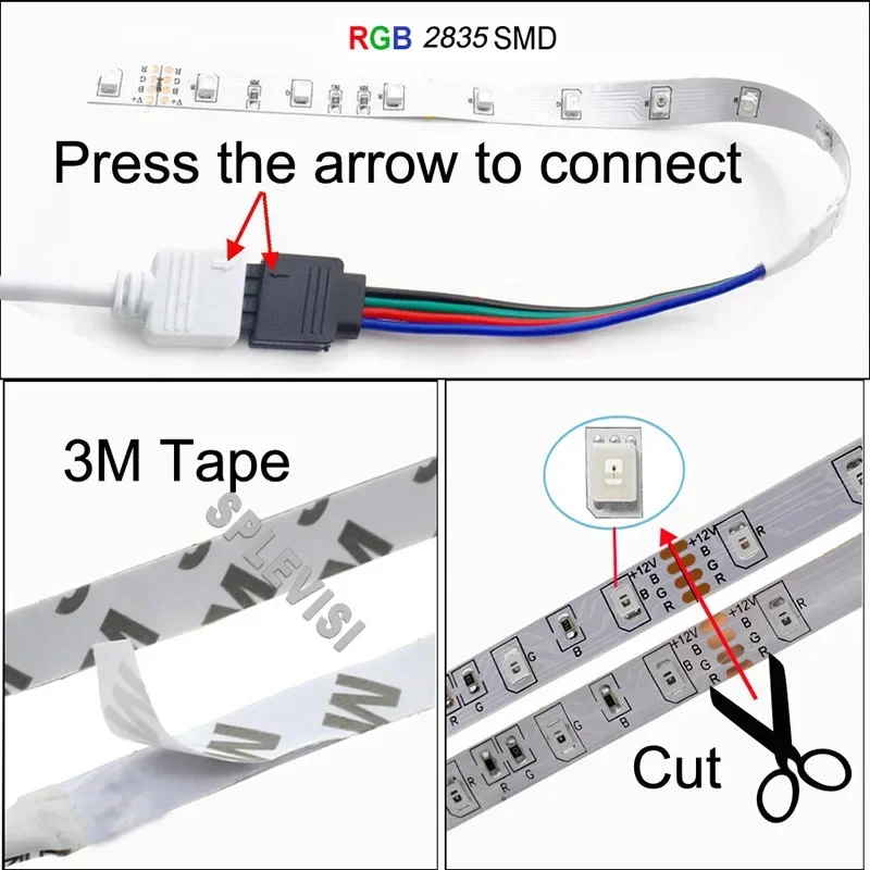 폰툰 보트 해양 LED 라이트 스트립, 데크 덕 존 베이스 보트 범선 카약 악센트, 플렉스 조명, RGB, 12V