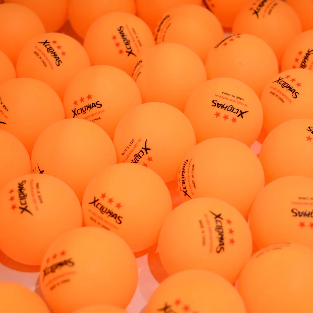 20/50/100 XC LOHAS Ping Pong Balls 3 Star 40mm 2.8g Table Tennis Balls for Match New Material ABS Plastic Table Training Balls