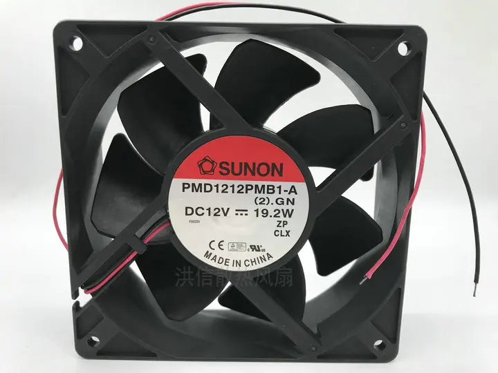 

SUNON PMD1212PMB1-A (2).GN DC 12V 19.2W 120x120x38mm 2-Wire 120MM Cooling Fan