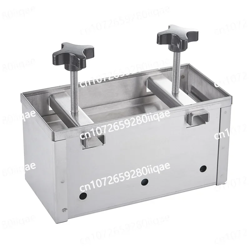 Meat pressing mold box made of stainless steel 304 square brick, used for shaping cooked beef and mutton meat