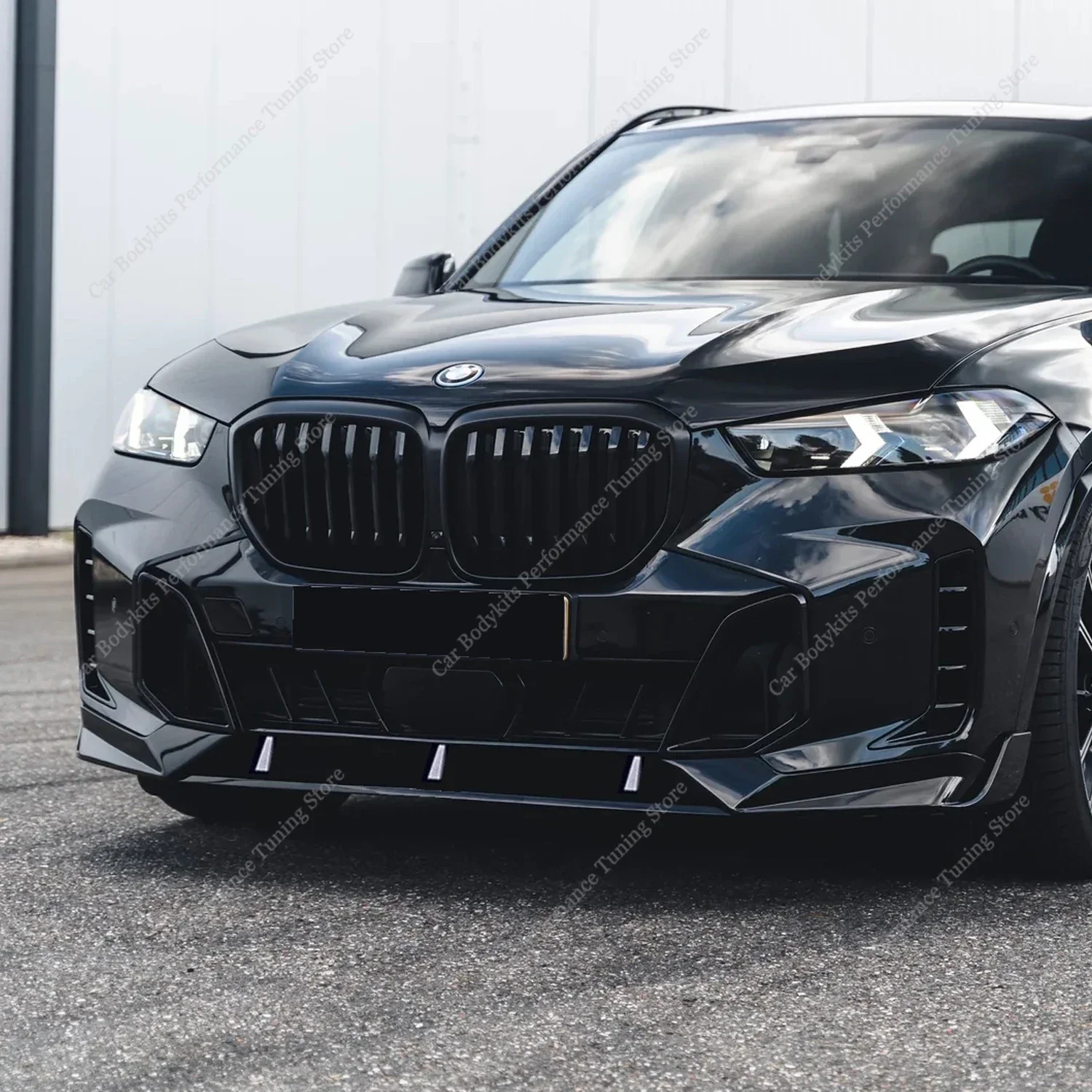 

For BMW X5 G05 Lci Competition Style Front Bumper Splitter Lip Spoiler Diffuser X5 40i 40d 50e M60i M Sport 2023-2025 Bodykits