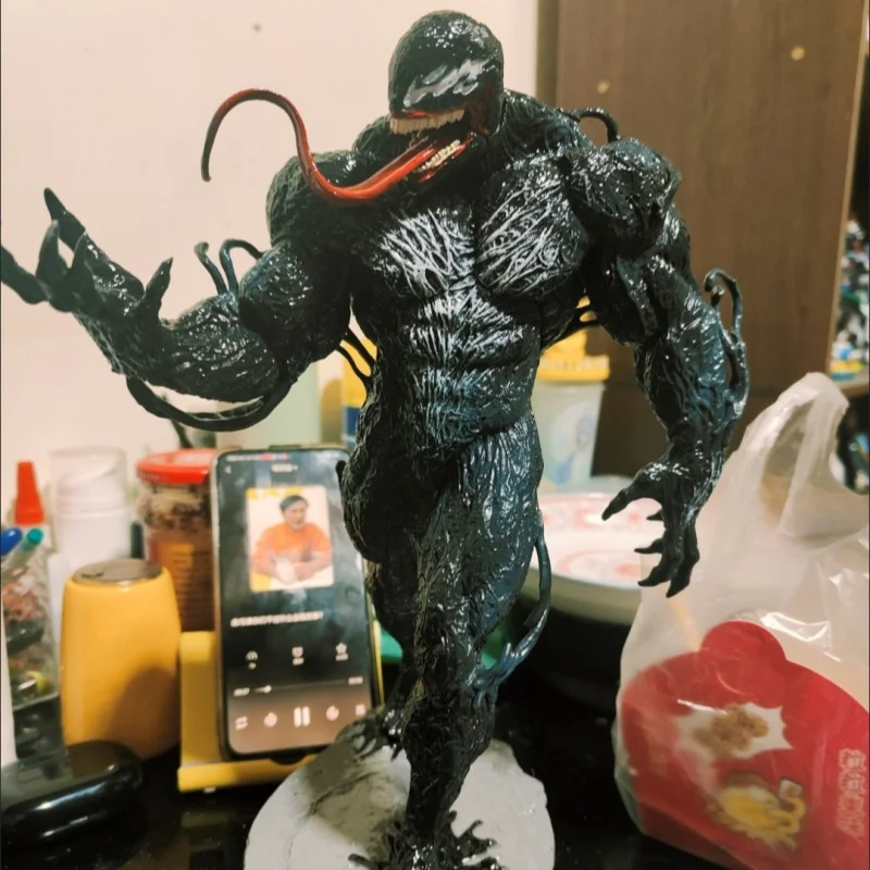 

2024 Hot Sale 40cm Marvel Anime Handmade Venom Spider Man 1/4 Statue Handmade Model Decoration Ornaments Birthday Gifts