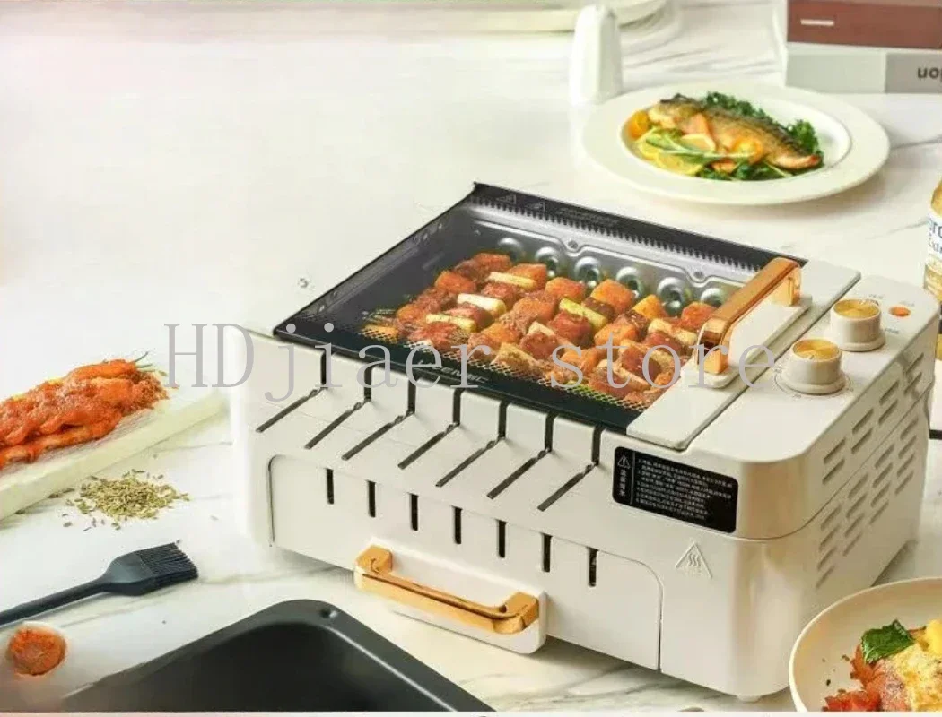 

Skewer Barbecue Grill Home Automatic Rotating Multifunctional Indoor Electric Grill Light Smoke Barbecue Machine G-26