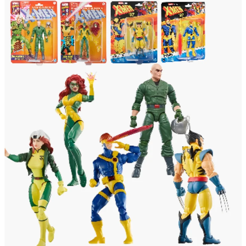 متوفر في المخزون مارفل X-Men 97 بطاقة ولفيرين ليتل شقي سايكلوبس عمل الشكل أنيمي لعبة مجسمة جمع هدية