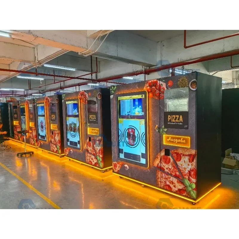 

YG Customized OEM Touch Screen Self-service Fast Food Making Machine Fully Automatic Hot Pizza Vending Machines For Sale