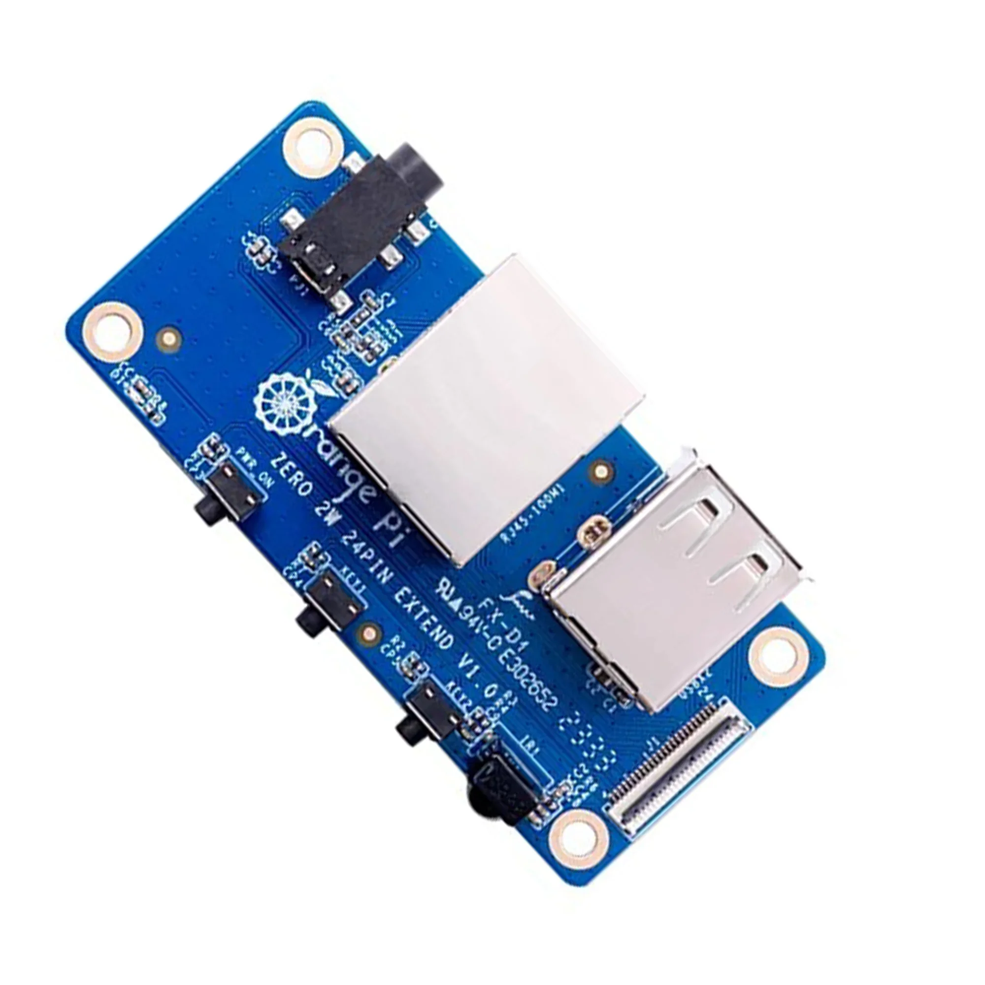 Orange Pi Expansion Board For Orange Pi Zero 2W Mini PC Demon Board With USB Network Interface Infrared Audio Power Button