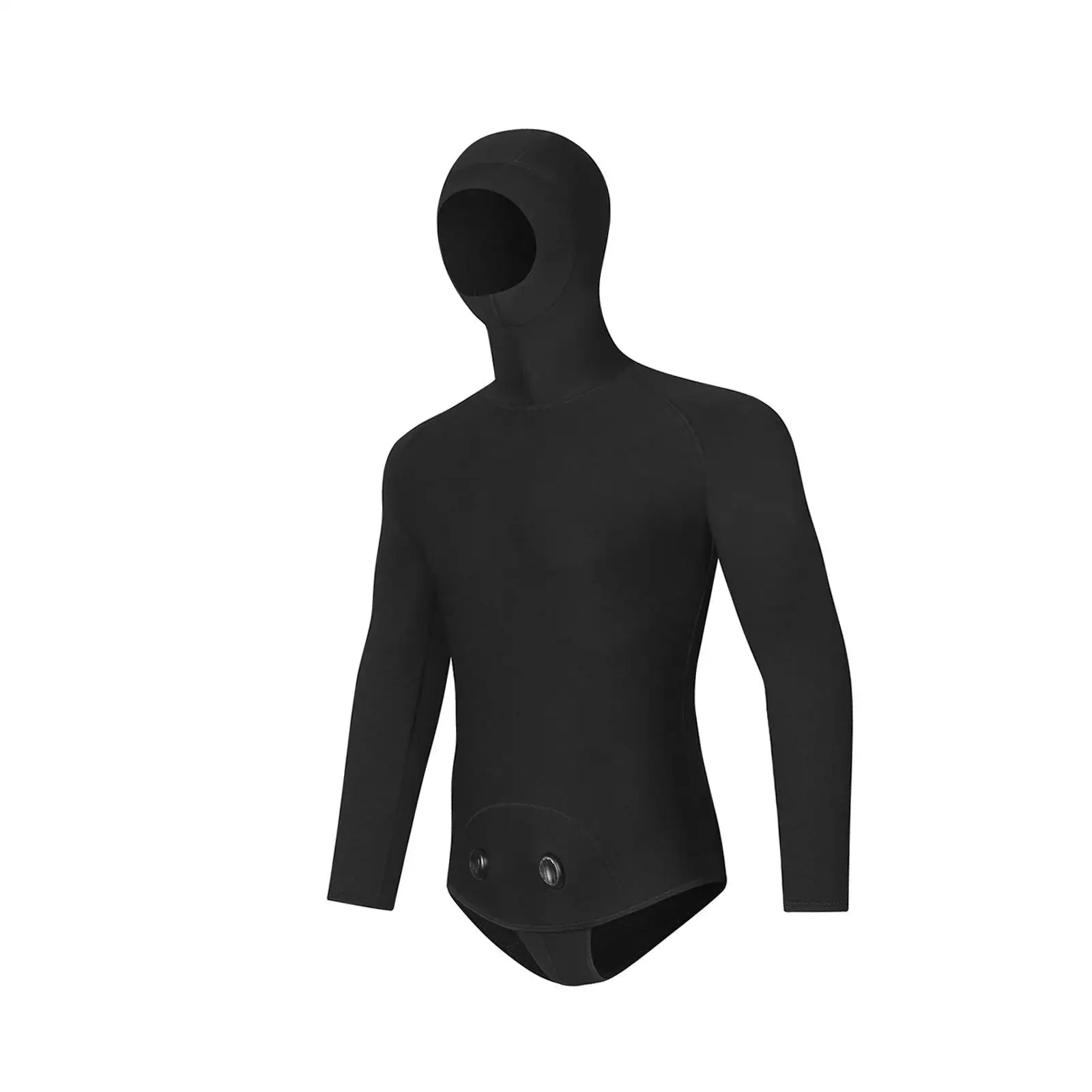 

Men Wetsuit Top with Hood Long Sleeve Women Scuba Diving Suit Swimsuit for Canoeing Freediving Watersports Underwater Kayaking