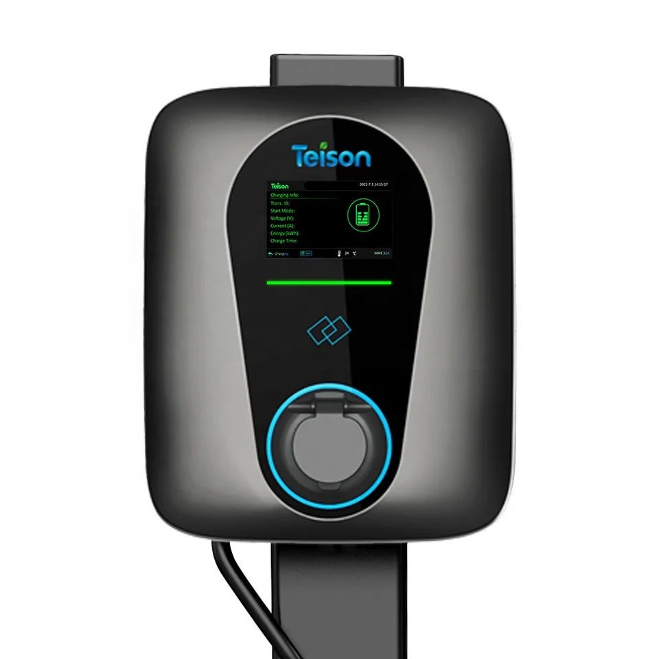 

Teisom factory home use smart ev wall charger with socket 22kw 32a