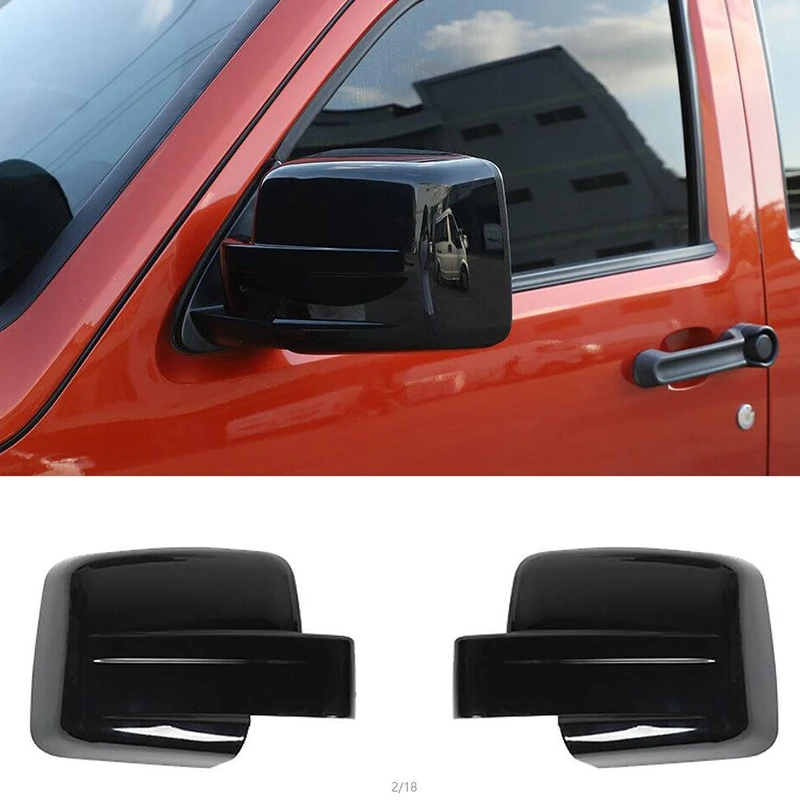 Car Side Rearview Mirror & Exterior Door Handle Cover Trim ABS For Dodge Nitro Jeep Liberty 2007-2012