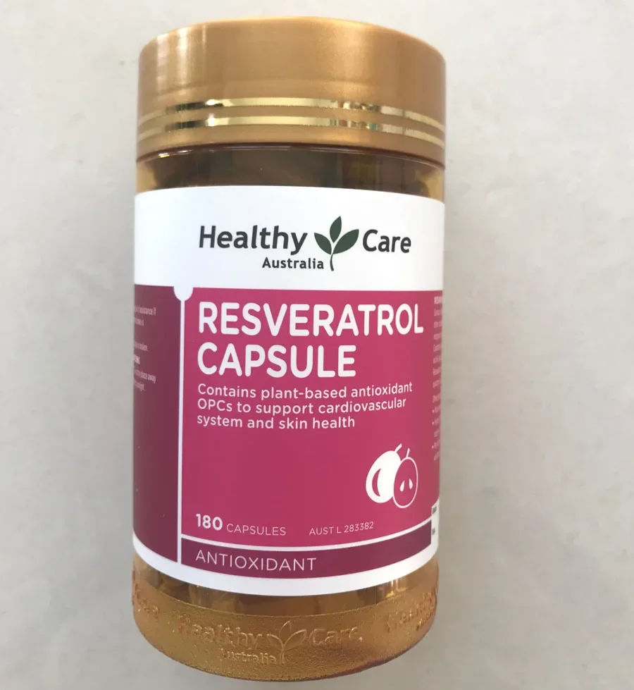 Resveratrol contains piant-based antioxidant 180 caplets