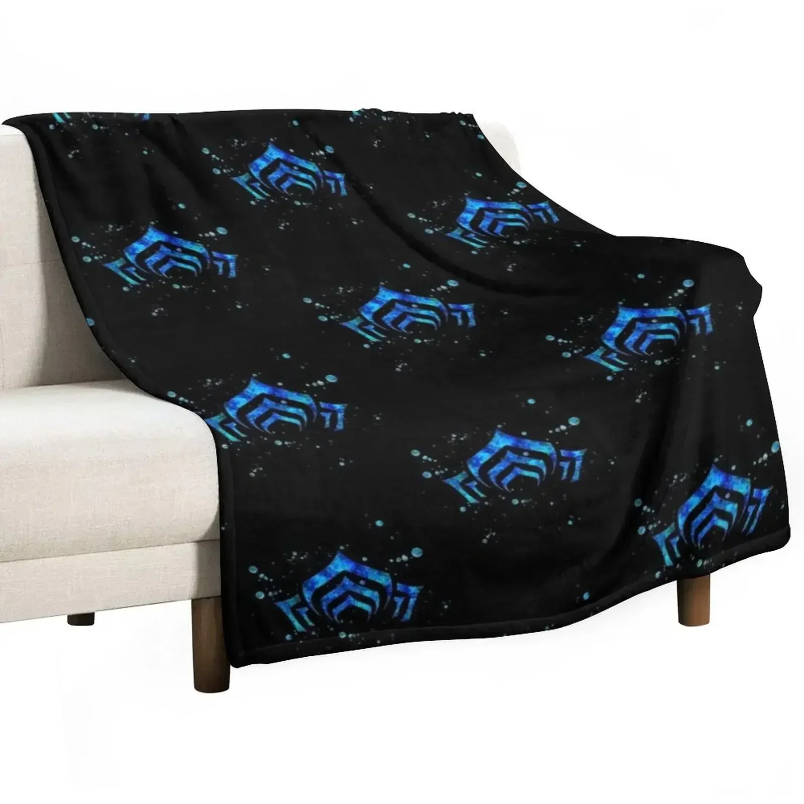 Warframe Logo Watercolor Throw Blanket Sofa Throw Soft Blankets