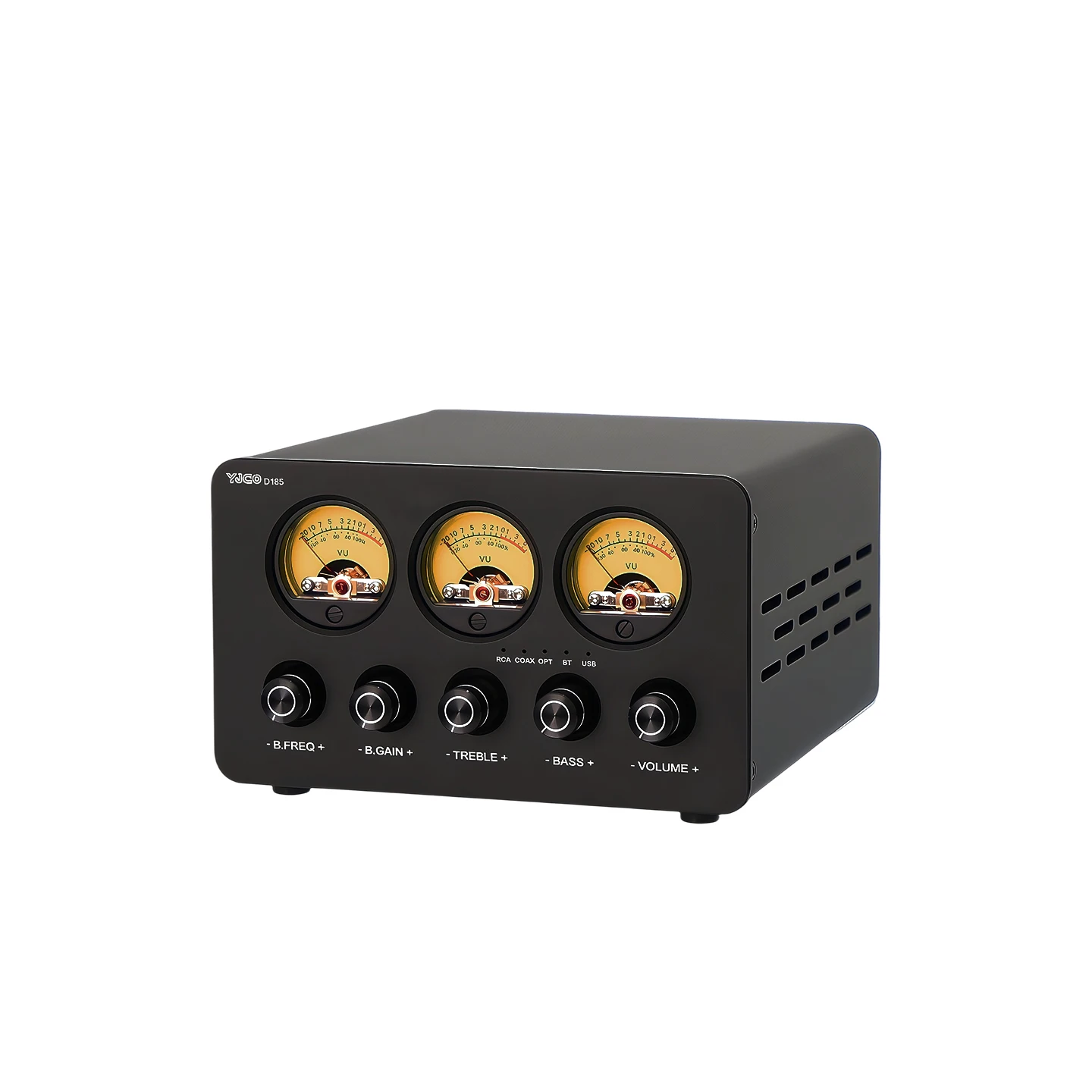 D185 듀얼코어 TPA3255 2.1 고출력 광섬유, 동축 USB 블루투스 5.4 파워 앰프 ES9038 디코딩