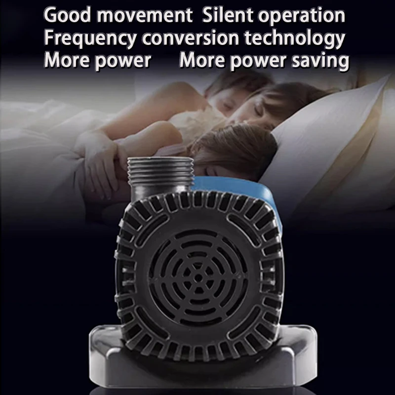 11/18/25/32/38W JTP Fish Tank Frequency Conversion Energy Saving Pump Silent Submersible Pump Aquarium Circulating Filter Pump