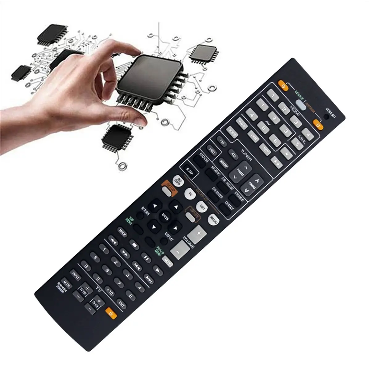 a91p]-controle-remoto-substituto-rav494-zf30350-para-receptor-av-rx-v475-rx-v475bl-4066-rxv475-htr4066-rxv475bl