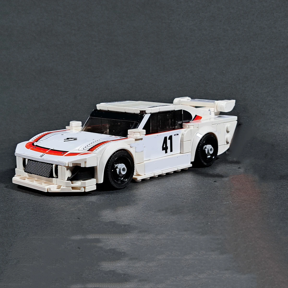 Poladeer 320PCS MOC DIY Auto Racing Kremer 935 K3 Bausteine Montagemodell Spielzeug Freund Kinder Geburtstagsgeschenke – Detail 4