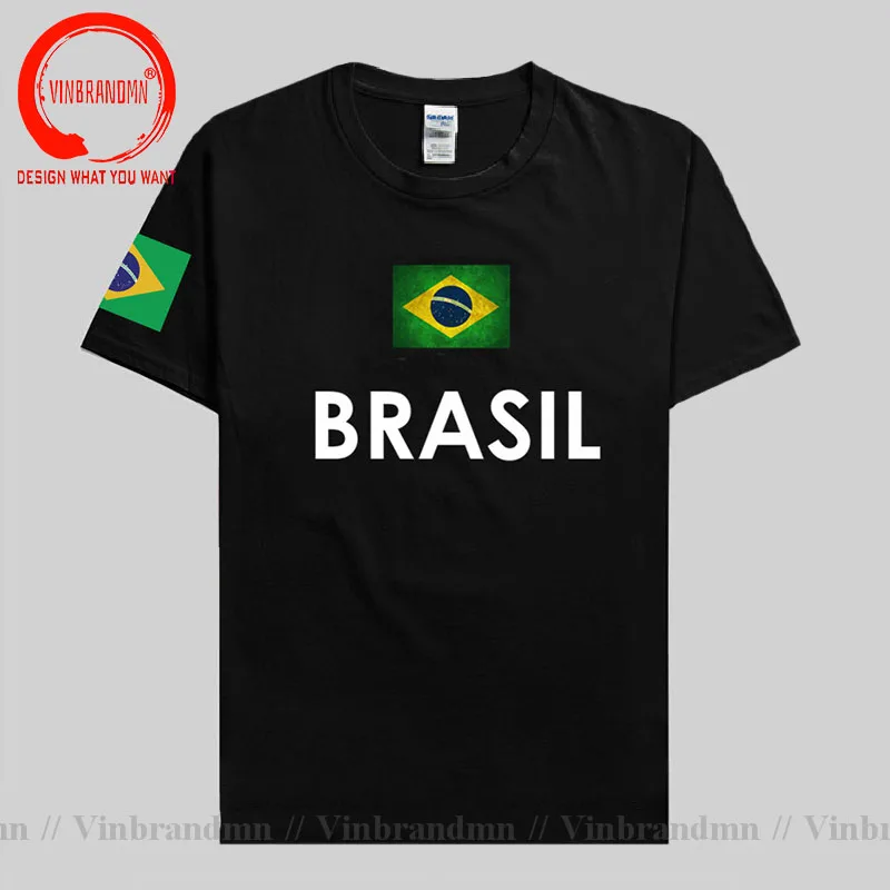 Brazil T shirt man Brasil men T-shirt new streetwear  tops jerseys clothing tracksuit nation Brazilian flag Brasil BR Tshirt