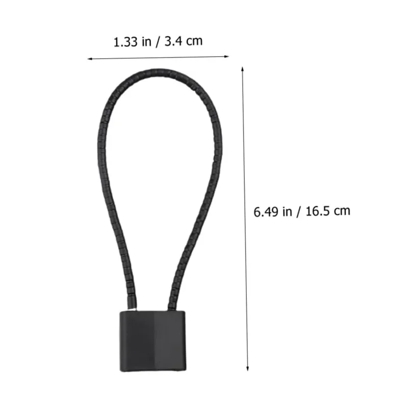 Soft Wire Rope Helmet Lock, Electric Bicycle Long Padlock, Locker Door Anti-Theft Lock for Dormitory, Warehouse, Iron Door, Gym, Locker, Luggage, Tool Box, Rust-Proof and Waterproof Padlock image 2