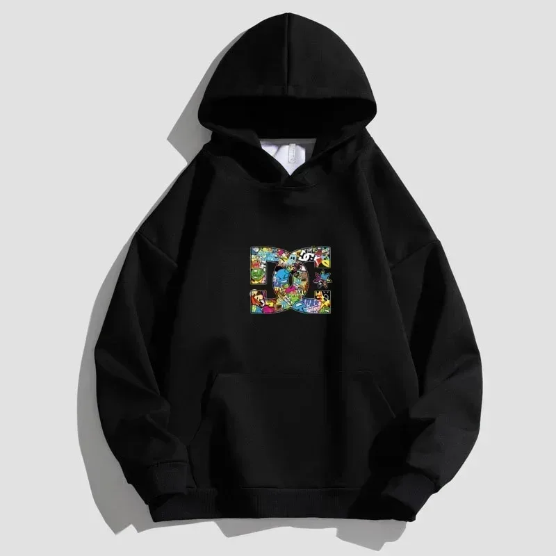 

Men's 2025 Letter Print Hoodies High Quality Casual Pullover Sweaters Hip Hop Sports Streetwear Hooded Sweatshirts