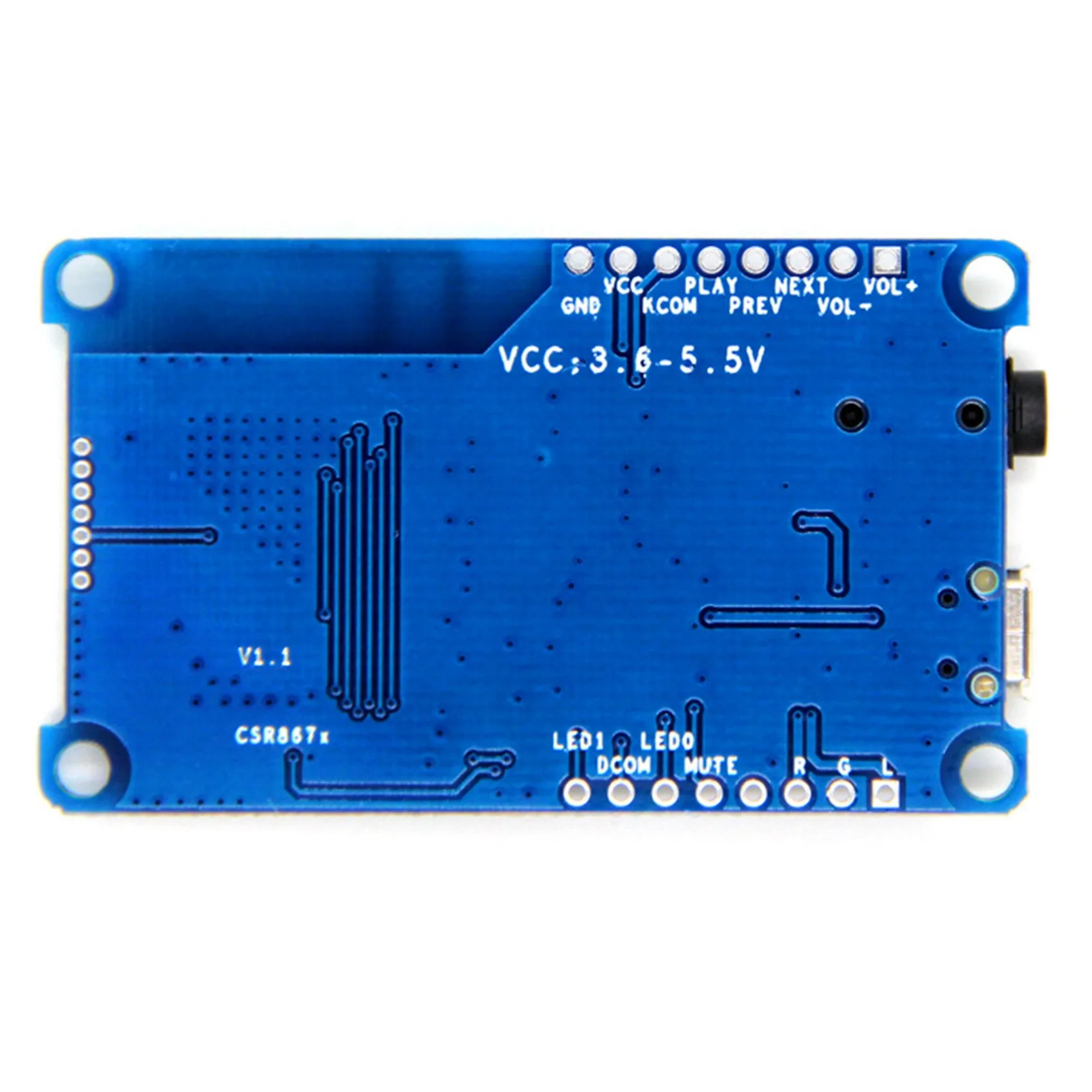 ABKN-CSR8675 Bluetooth V5.0 Decoder Board PCM5102A Low Power Consumption Support APTX/APTX-LL/APTX-HD