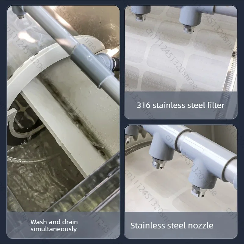 Microfilter Fish Pond Filter Aquaculture Automatic Backwash Koi Pond Water Circulation System