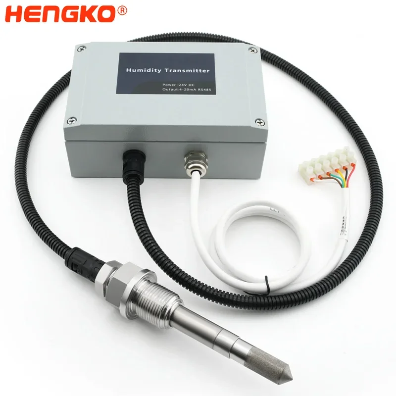 

HENGKO 0~200 Degrees Temp Humidity Sensor Transmitter Anti-Condensation High Temperature Measurement Instruments