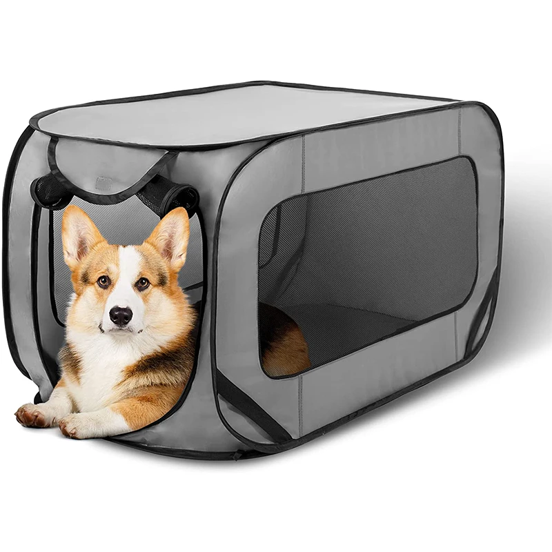 Przenośne duże legowisko dla psa Pop Up Dog Kennel Indoor Outdoor Crate for Pets Car Seat Kennel Cat Bed Collection Dog Car Accessories