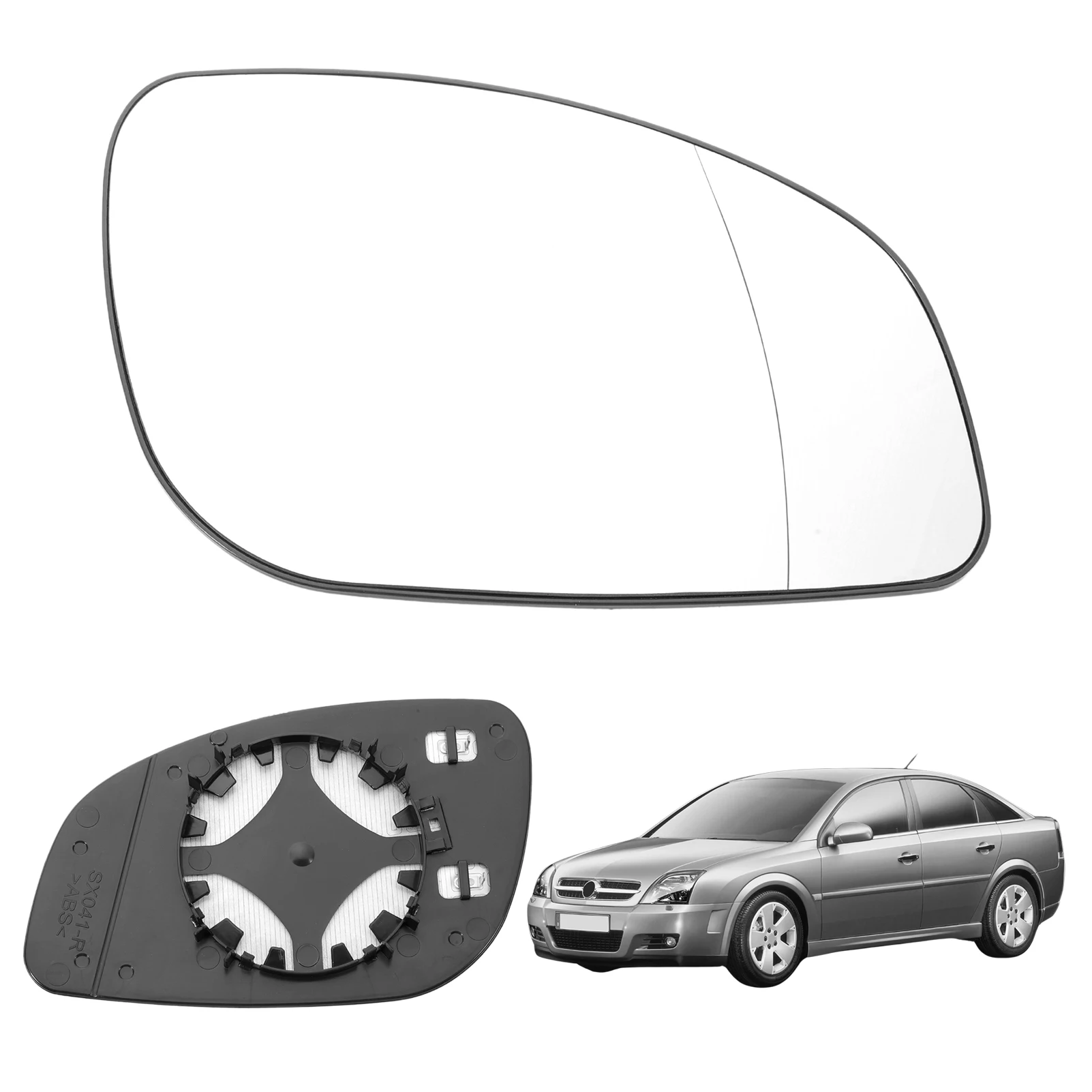 

Suitable for O-pel Signum/Vectra C 2002-2008 Mirror Glass Replacement Right Outer Mirror Glass Adjustable Suitable Aspherical