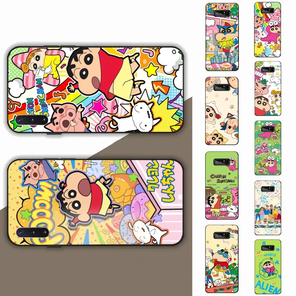 C-Crayon S-Shin Chan Cute Fashion Phone Case For Samsung Note 8 9 10 20 Pro Plus Lite M 10 11 20 30 21 31 51 A 21 22 42 02 03