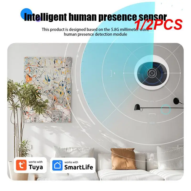 

2023 NEW Tuya Smart Human Presence Sensor Micro-motion Detect Human Motion Detector