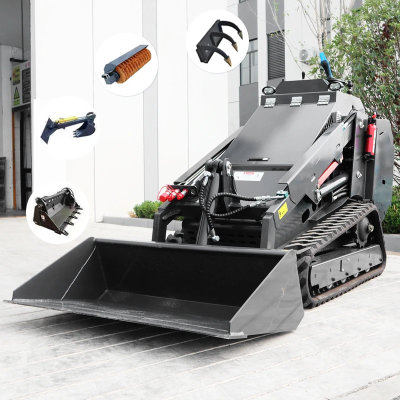 

Мини-погрузчик с бортовым поворотом Многофункциональный фермерский сад Гидравлический дизельный мини-погрузчик с двигателем EPA и мини-погрузчиком по индивидуальному заказу