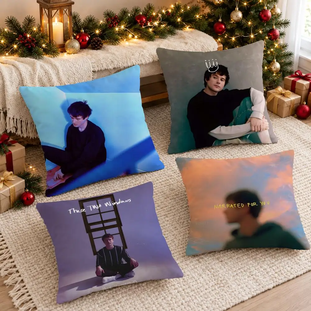 Melodic Soulful Alec Benjamin Cushion Cover Sofa Living Room Home Decor Invisible Zipper Anti-dustmite Shell