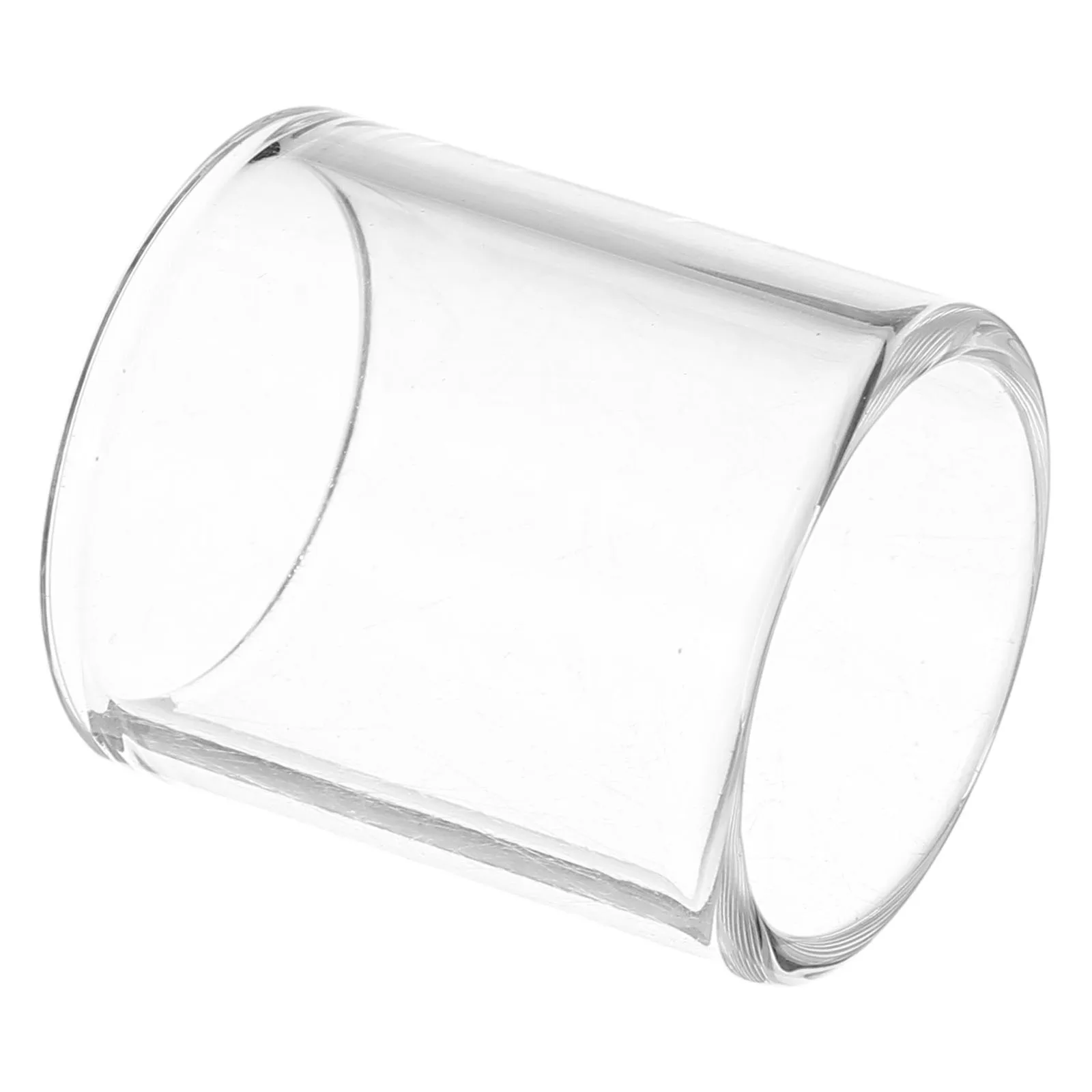 

28mm Glass Guitar Slide Bar Smooth Strings Soft Harmonics Durable High Grade Accessory for Electric Acoustic Guitars White