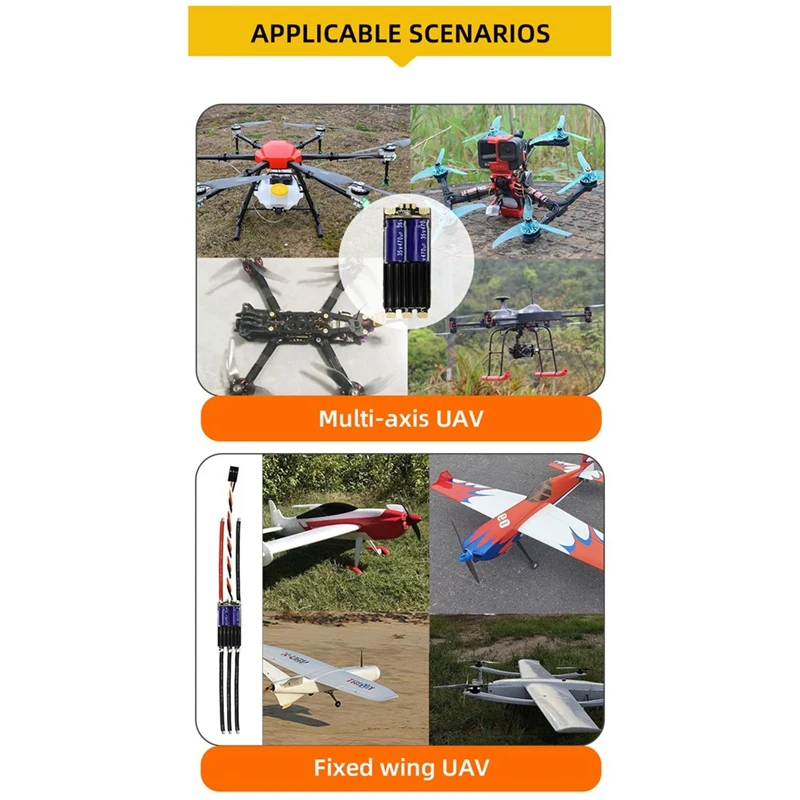 SEQURE 28120 bezszczotkowy elektryczny regulator prędkości 2-8S 120A obsługuje 128Khz PWM dla modeli samochodów RC wyścigowych dronów