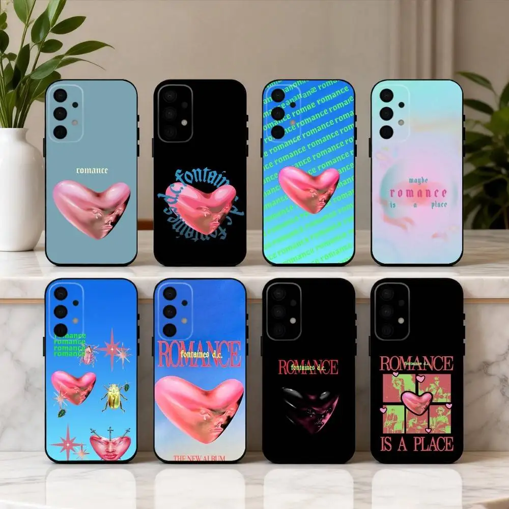 

F-Fontaines D-DC R-Romance Phone Case For Samsung Galaxy A73,A72,A71,A70,A53,A52,A51,Soft Silicone Black Cover