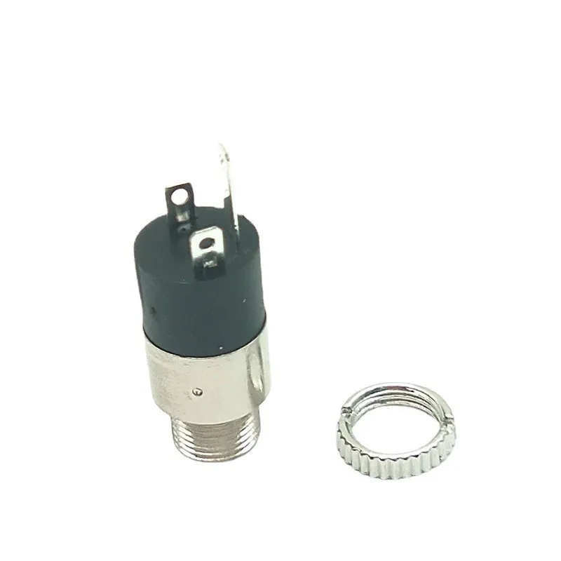 1pcs 3.5mm Stereo PJ-392 Female Headphone Jack, Straight 3-Foot Vertical Dual Channel Audio Connector for Headphones C1