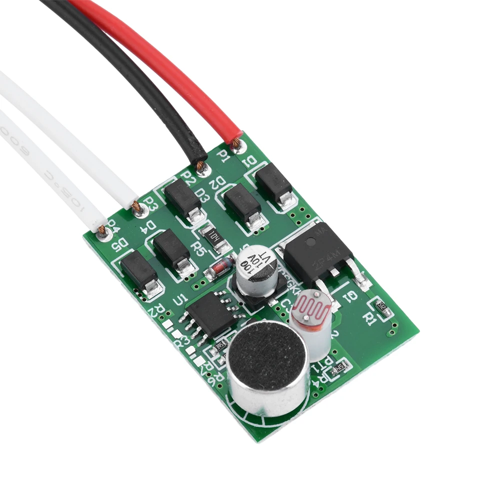 AC 220V 60W Sound Control Switch Intelligent Automatic Light Controller 30S Delay Off Sound Sensor Detector Switch