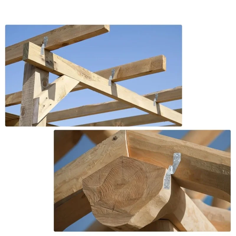 

Упаковка 24-50 шт. Стяжка с ураганом для стропа 2x4,2x6, внутренняя ширина: 1-1/2 дюйма (38 мм), оцинкованная с горячим занурением, толщина стали 1,2 мм