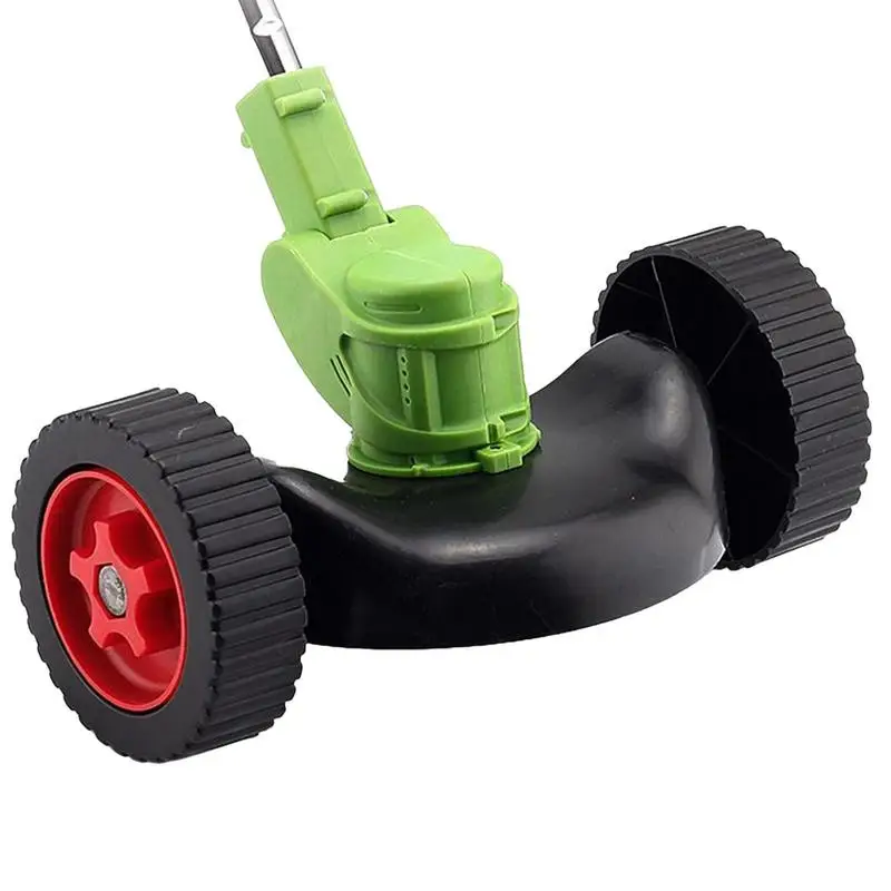 Lawn Mower Wheels Removable Lawn Mower Wheel Grass Trimmer Accessories Adjustable Support Wheel For WeedTrimmer