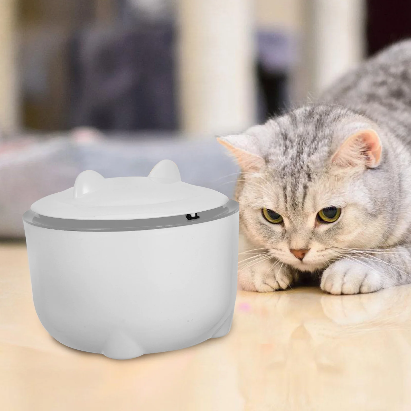 Desktop Closed Cat Litter Trash Can Rubbish Bin Recycling 1900X1900X1500CM Pp Waste Bucket