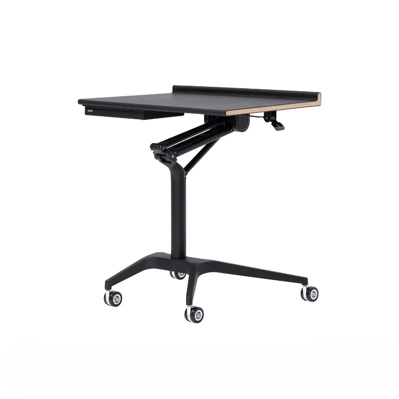 

Stylish Darth Vader "Mobile Lifting Desk" Saddle Leather Computer Desk Living Room
