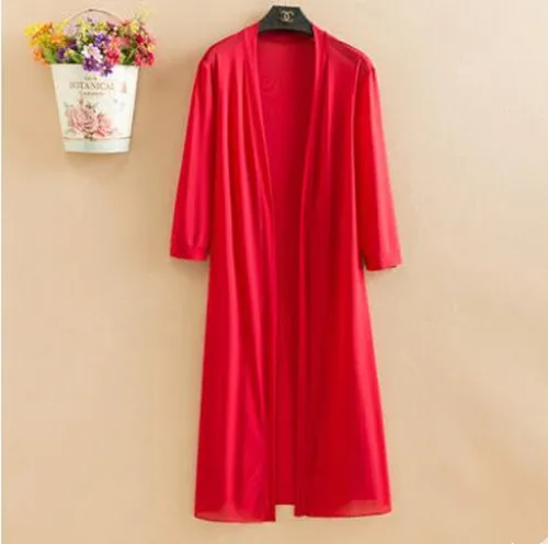 Богемный пляжный солнцезащитный шифоновый кардиган, кимоно, женская блузка Blusas Mujer De Moda, корейская модная шифоновая рубашка, топы больших размеров