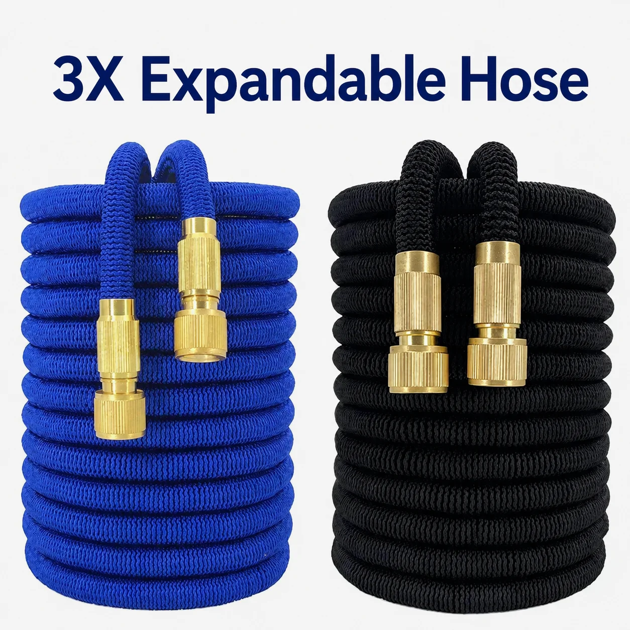 Flexible Garden Hose High Pressure Car Wash Hose Home Garden Daily Watering Tools Expandable Magic Water Pipes 24FT-100FT